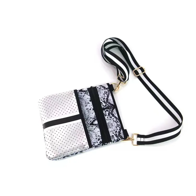 2021 Fasion Casual Sports Crossbody Bags New Casual Beach Bag One Shoulder Neoprene Patchwork Bag For Men Women