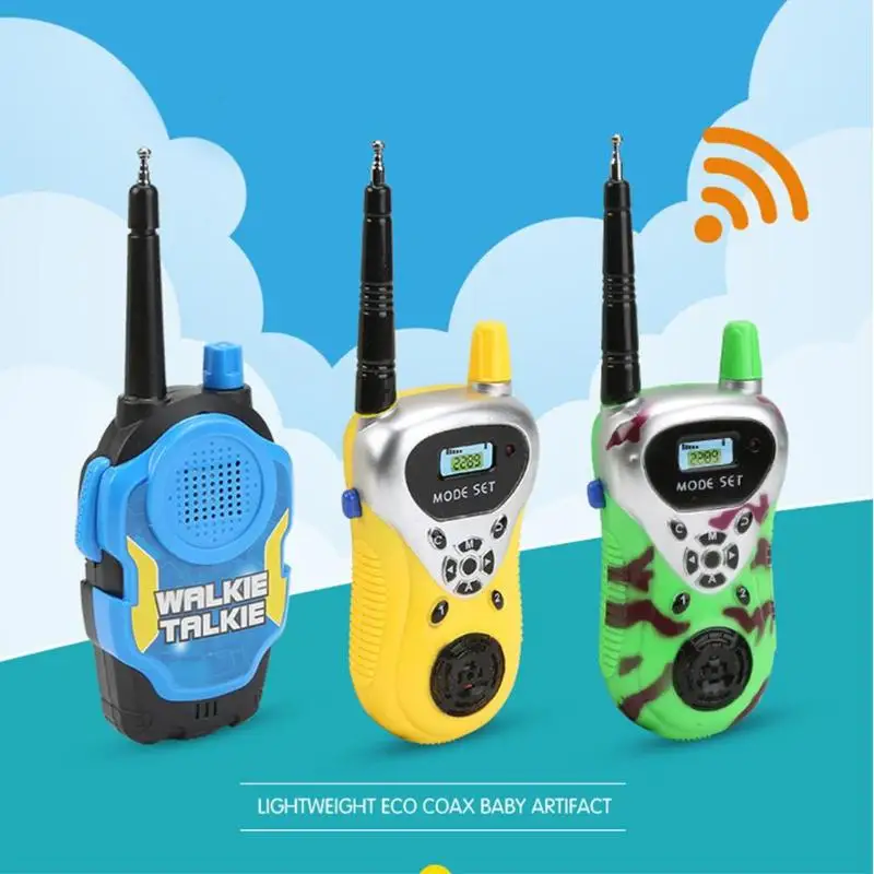2 шт./компл. детские игрушки электронные иди и болтай Walkie игрушечные рации на открытом воздухе родитель-ребенок интерактивные игры для детей, подарок