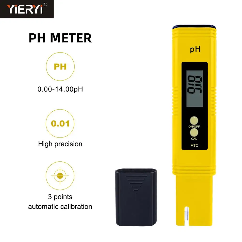 Lcd Digital Ph Meter Automatic Calibration Water Ph Tester 0.0016.00
