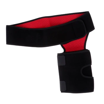 

Neoprene Thigh Groin Brace Support Compression Leg Wrap Support Pain Hip Support For Pulled Groin - Adjustable Compression Wrap