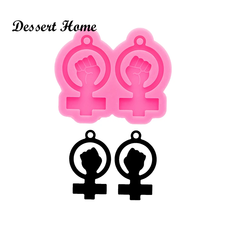 DY0523 Alien/Rabbit/Hamsa Hand/Palm tree Earrings Epoxy Resin Molds For DIY Jewelry
