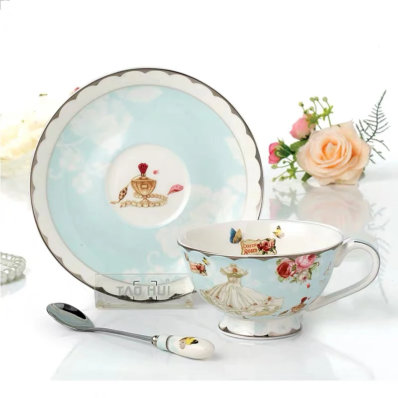 Комплект для кофе Luxruy Bone China Европейский комплект чая британский фарфоровый