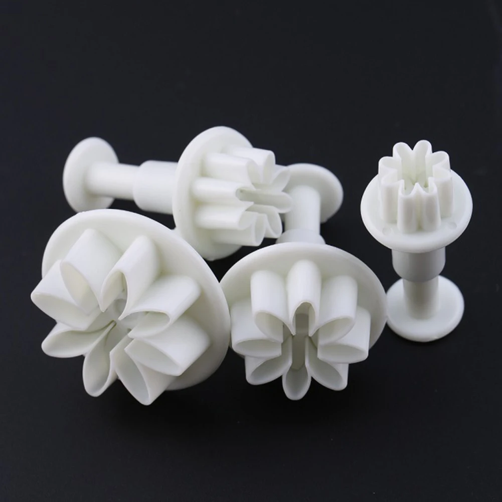 4 шт. украшения форма Печенье Sugarcraft маргаритки инструменты DIY Резак печенье, фондан, пирог