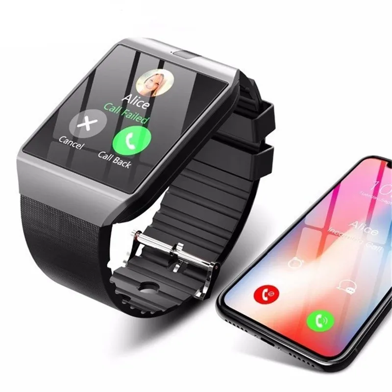 Умные часы DZ09 с камерой Sim TFCard Bluetooth Смарт часы для мужчин и женщин фитнес трекер для Android IOS Huawei Xiaomi телефон часы|Смарт-часы| | АлиЭкспресс