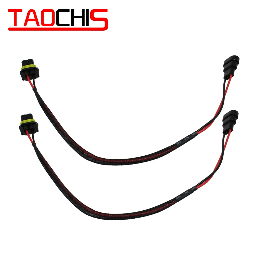 Удлинительный шнур TAOCHIS HID Xenon HB3 HB4 9005 9006 соединитель жгут проводов адаптеры 40 см