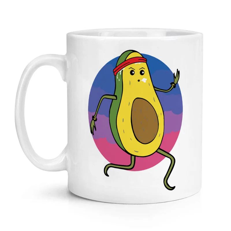 Keto Diet Running Avocado Coffee Mug Ceramic Cup Gifts 11oz Keto Diet Running Avocado Coffee Mug Ceramic Cup Gifts 11oz