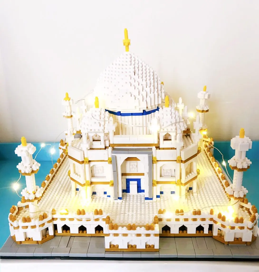 

3950 pcs Matchmaker's Taj Mahal 9914 building model toy with micro drill and small particles