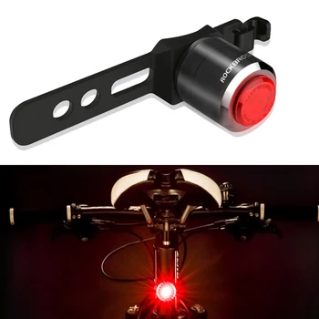 

Bicycle Saddle Rear Tail Light Waterproof Intelligent Photosensitivit USB Rechargeable Red Warning Taillight LED Mtb Bike Light