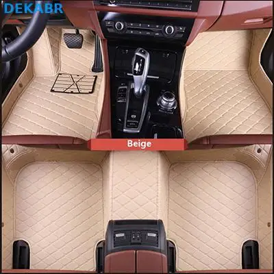 Универсальный автомобильный коврик для Volvo Все модели s60 s80 c30 s40 v40 v60 XC-presiv90 xc70 xc60 xc90 s90 автомобильный Стайлинг 5,0 - Название цвета: beige