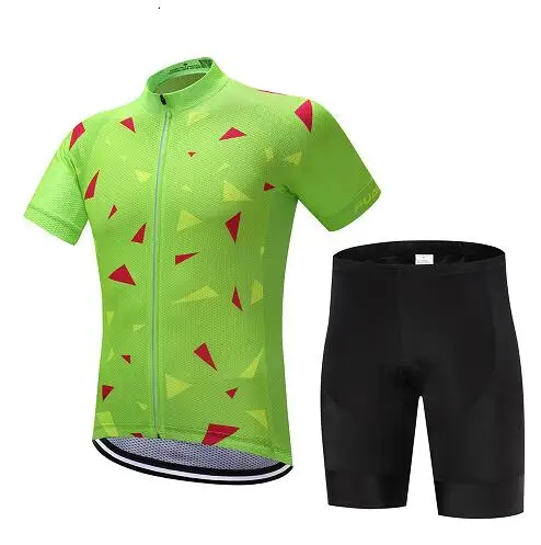 Jersey and Pants Цикл комплекты одежды Мужская дышащая 9D гелевый коврик шоссейный велосипед платье комплект короткий рукав нагрудник велосипедный комплект одежды летние Велосипеды Джерси Одежда MTB - Цвет: Jersey and Pants