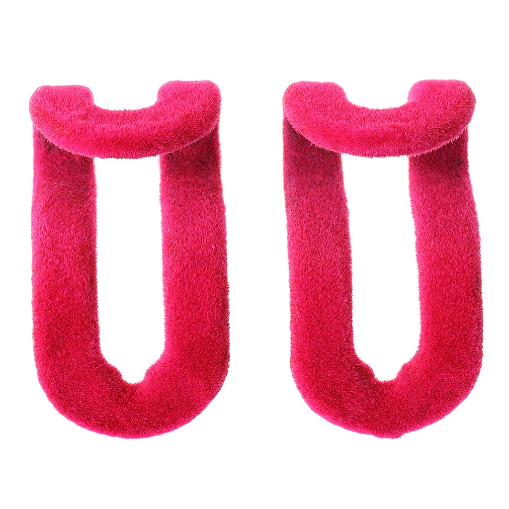 20pieces Mini Flocking Hanger Hooks Velvet Hanger Clips Cloth Wardrobe Hooks