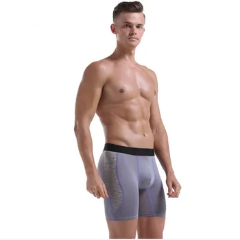 

Mens Water-absorbent and Quick-drying Underpants Milk Silk Man Skin Closed Mid Pants Strong Elastic and Light Shorts