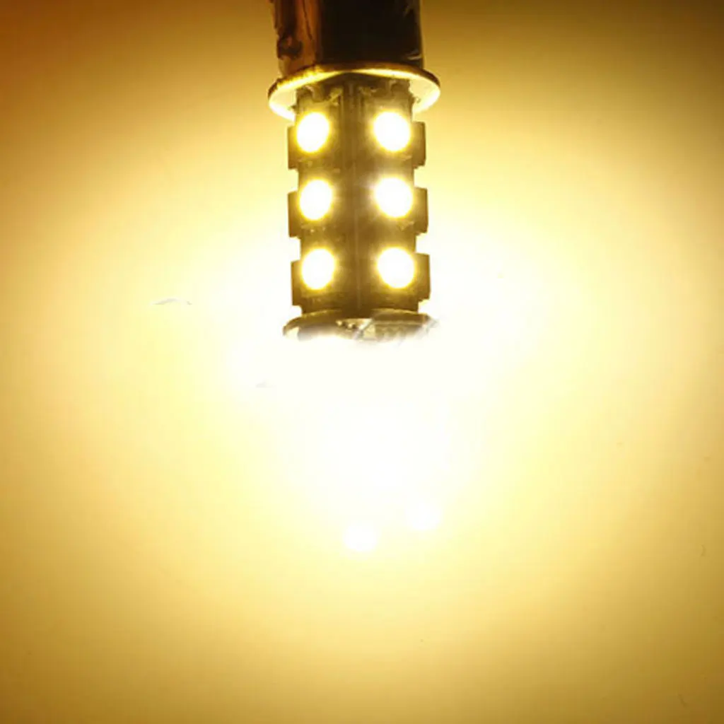 10 Pieces DC 12V Mini 1156 BA15S 18-SMD 5050 Car LED Bulbs Backup Lights for Car/Truck/Trailer/RV Ect