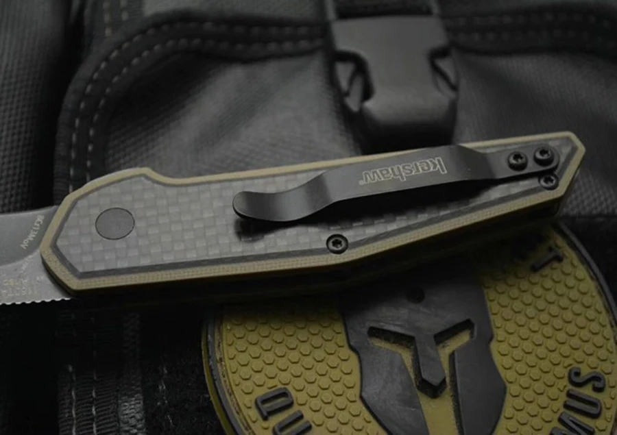 Новейший складной нож Kershaw 1160, 8CR13MOV лист+ углеродное волокно, карманный тактический нож для кемпинга, охоты, выживания, инструмент для повседневного использования