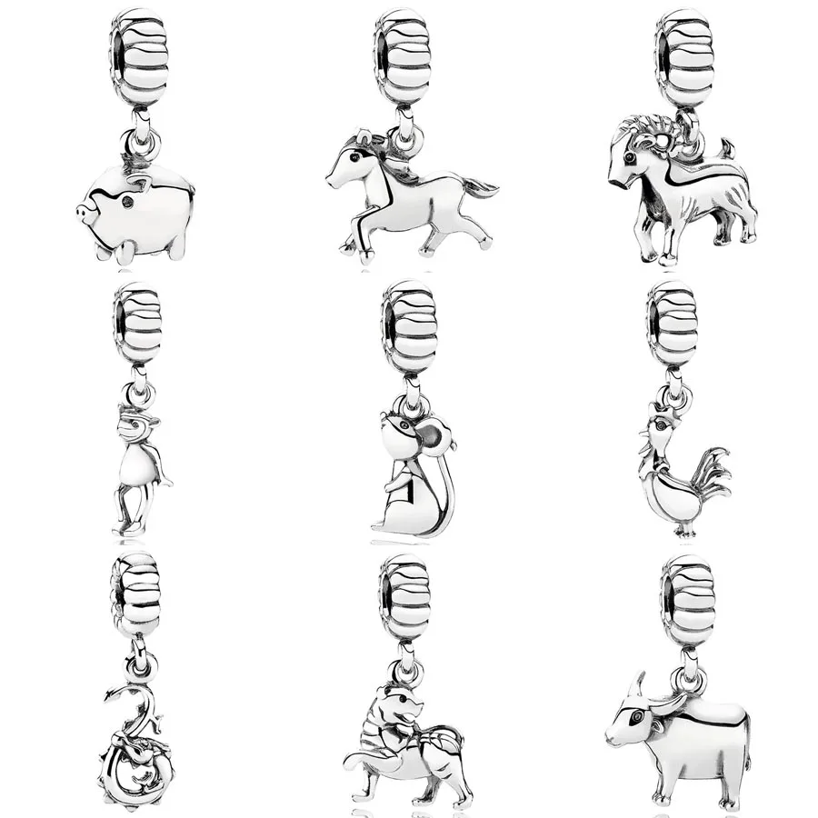 Подвеска в виде китайской крысы мыши дракона овцы лошади | Украшения и аксессуары