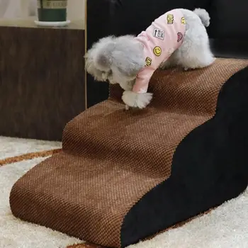 

2020 NEW Large Steps For Indoor And Outdoor Pets Dog Stairs Ladder Pet Stairs Step Dog Ramp Sofa Bed Ladder For Dogs Cats
