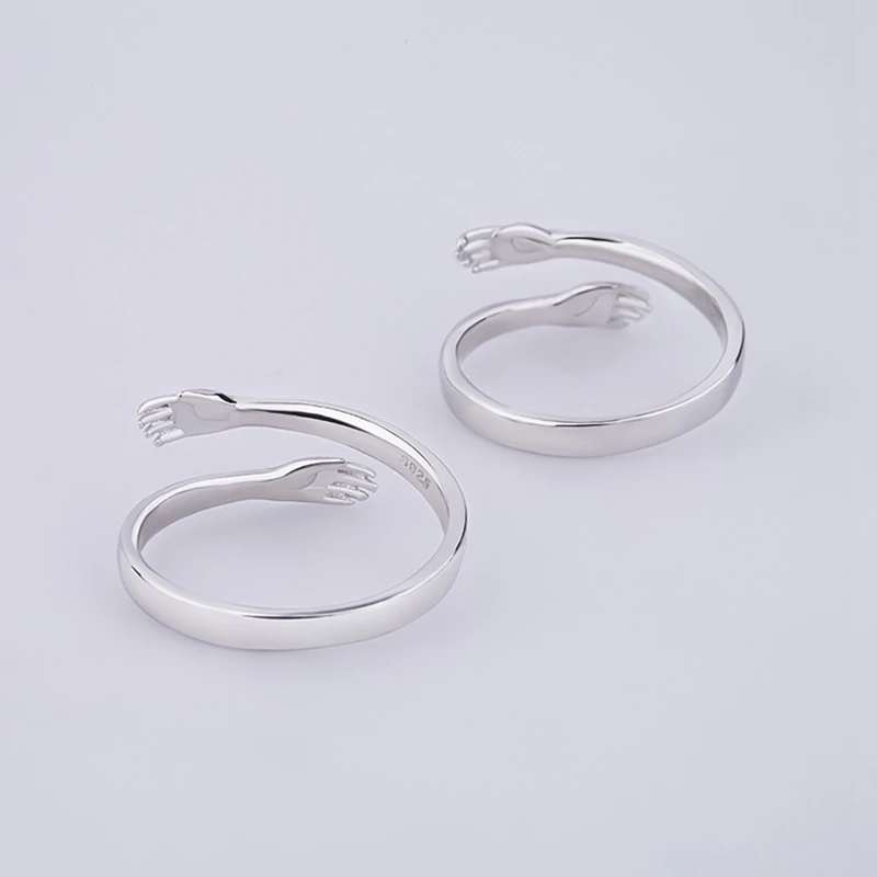 Модное теплое обнимающее кольцо в форме руки простое манжета Открытое для