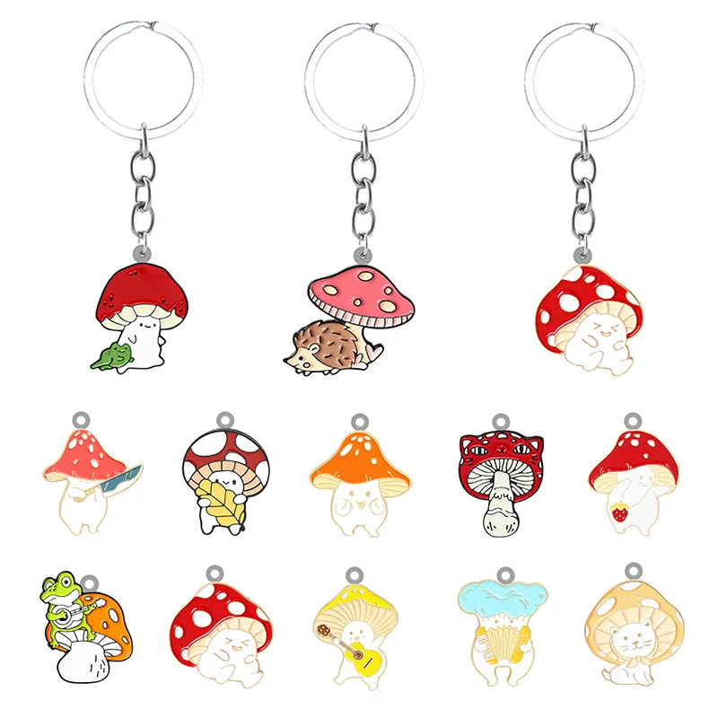 TAFREE цветной гриб Новый мультяшный Стиль искусственная бижутерия эпоксидная