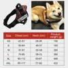 Personalized Dog Harness NO PULL Reflective Nylon Adjustable Training Pet Harness For Small large Dog Vest With Custom patch 5