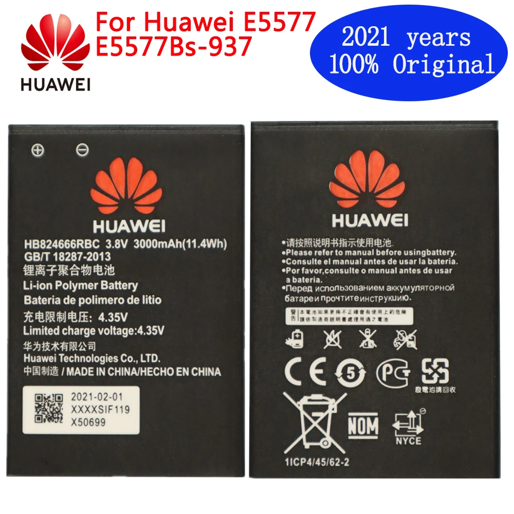 2021 лет батарея Huawei E5577 E5577Bs-937 для huawei Y5II Y5 II 2 Ascend 5 + Y6 Honor 4A Batteria TF карта с