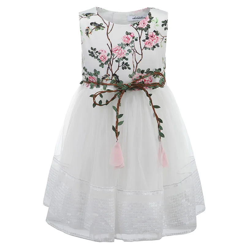 Детское летнее платье для девочек с вышивкой | Детская одежда и обувь