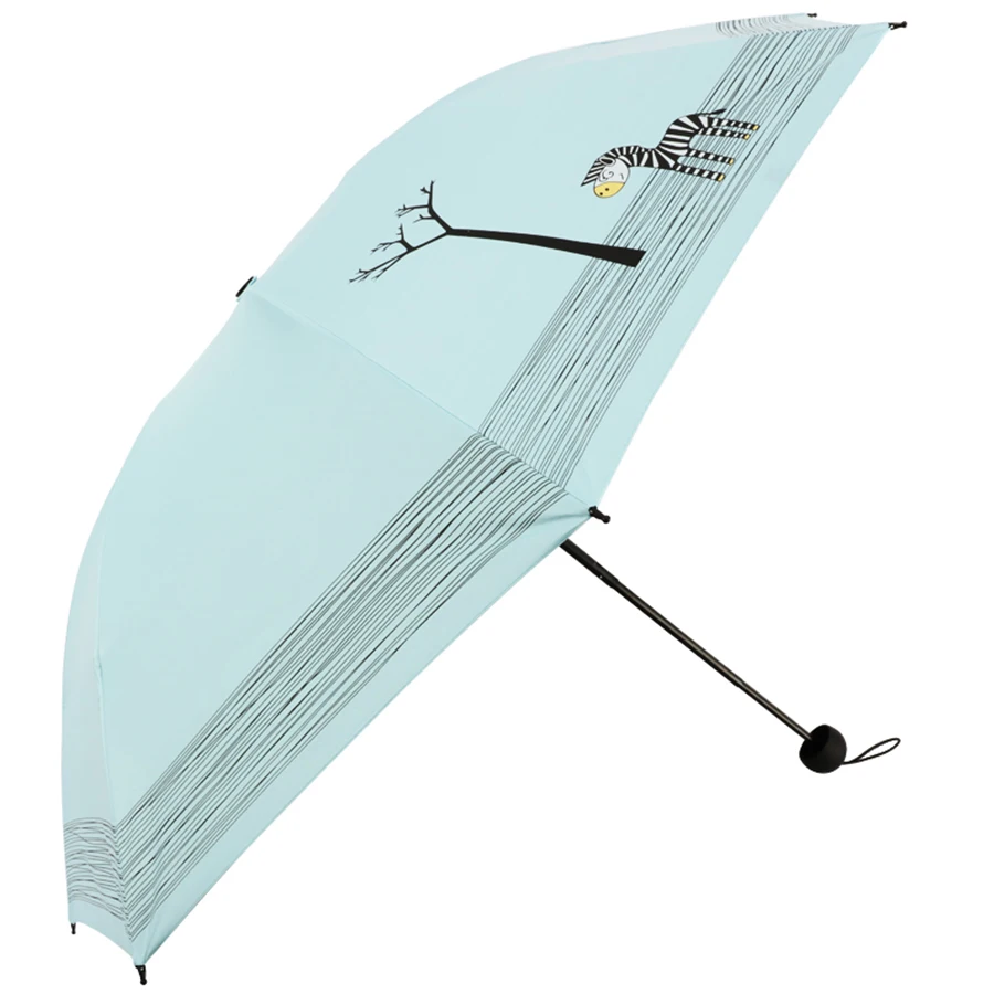 Rabbit Umbrella Rain Women Korean Dual Pink Parasol Garden Kids