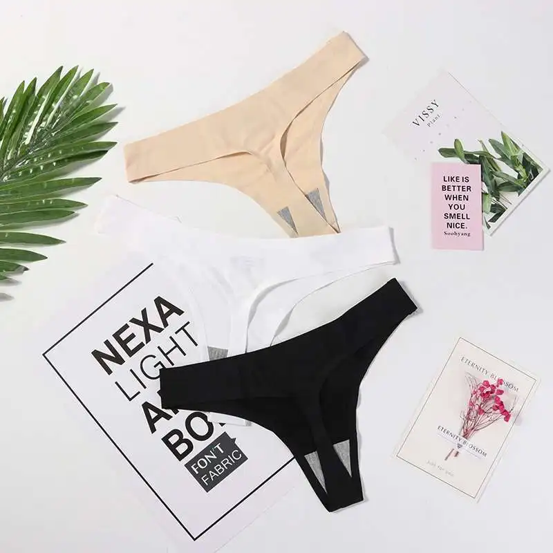 3 шт. женские бесшовные трусики стринги|ladies underwear thongs|thong knickerspanties ladies |