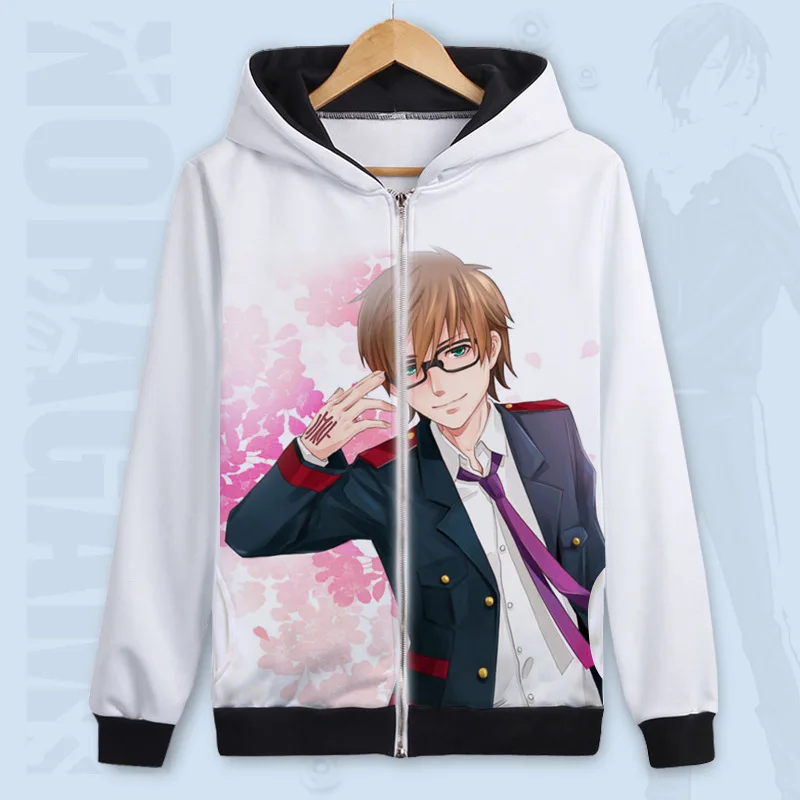 Noragami YATO Iki hijori толстовка с капюшоном, костюм для косплея для мужчин и женщин, модная мультяшная куртка с капюшоном, школьная форма для студентов