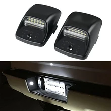 Bevinsee LED License Plate Lights 6500K White License Number Lamp For Toyota Tacoma 05-15 Toyota Tundra 00-13