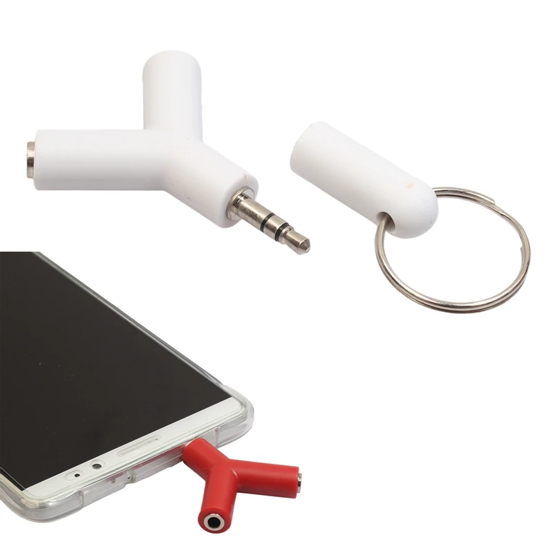 

Earphone Splitter Y Type o Couple Two In One Headset Listen Together Double