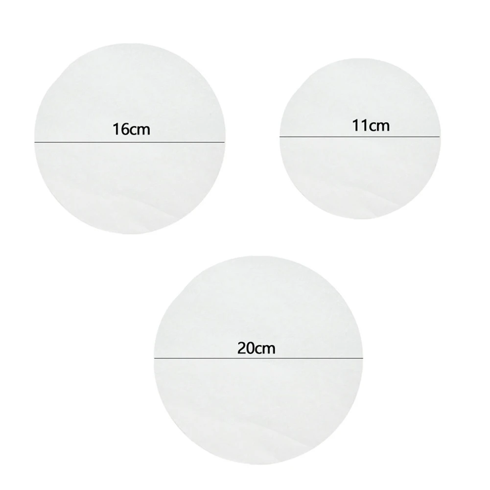 15cm-32cm 100pcs Round Baking Paper Circle Parchment Paper Liner BBQ Oven Patty Hamburger Cake Non-Stick Baking BBQ Tool