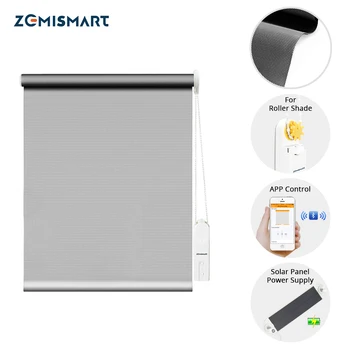 

Zemismart Smart Electric Roller Shade 95% Blackout With Bluetooth Driver Remote Timer Control Blind