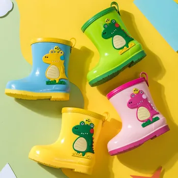 

Summer Infants Toddler Boys Girls Waterproof Dinosaur Rain Boots Soft Shoes Casual cute Cartoon new kawaii Water shoes