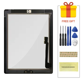 

9.7" For Apple iPad 3 A1416 A1430 A1403 Touch screen LCD Outer Touch Screen Digitizer Front Glass Panel With Home Button