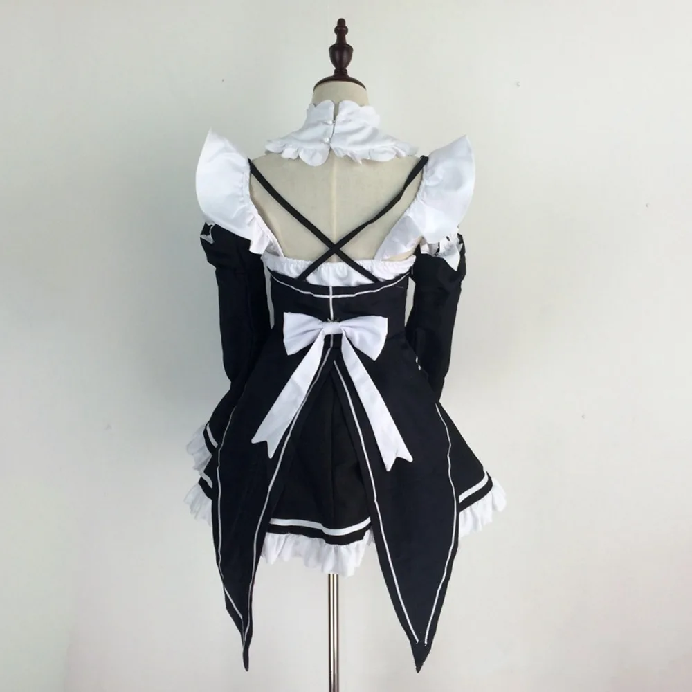 Tiktok Rem And Ram Cosplay Kiss Red Anime Re:zero Kara Hajimeru Isekai Seikatsu Life In - Foto 9