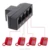 RJ11 6P4C Female To 4 Ethernet RJ45 8P8C Male F/M Адаптер Конвертер Кабель Телефон M17 21 Dropship