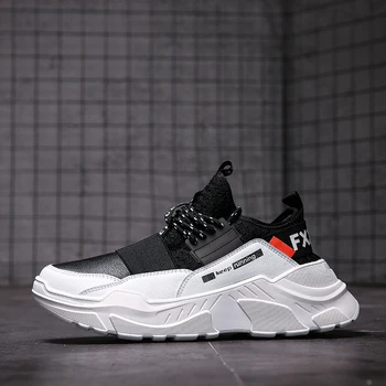 

2020 Shoes Men Lightweight Breathable Comfortable Classic Mens Running Shoes Non-Slip Fashion Men Sneakers Lace-up Mesh Flats