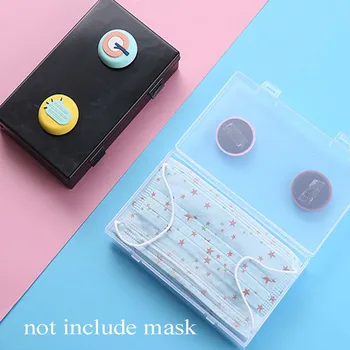 

Portable Dustproof Buckle Mask Storage Seal Box Case Portable Disposable Face Masks Container Safe Pollution-Free Mask Organizer