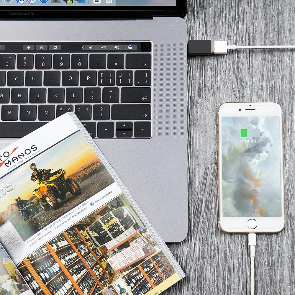 Usb type C адаптер Thunderbolt 3 к USB 3,0 OTG конвертер алюминиевый для MacBook Pro samsung Note 8 S8 Google Pixel 2 XL