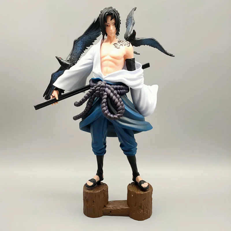 

Экшн-фигурка Наруто Шипуден удзумаки Наруто Учиха Саске ПВХ крутая модель Статуя Коллекционная анимационная игрушка