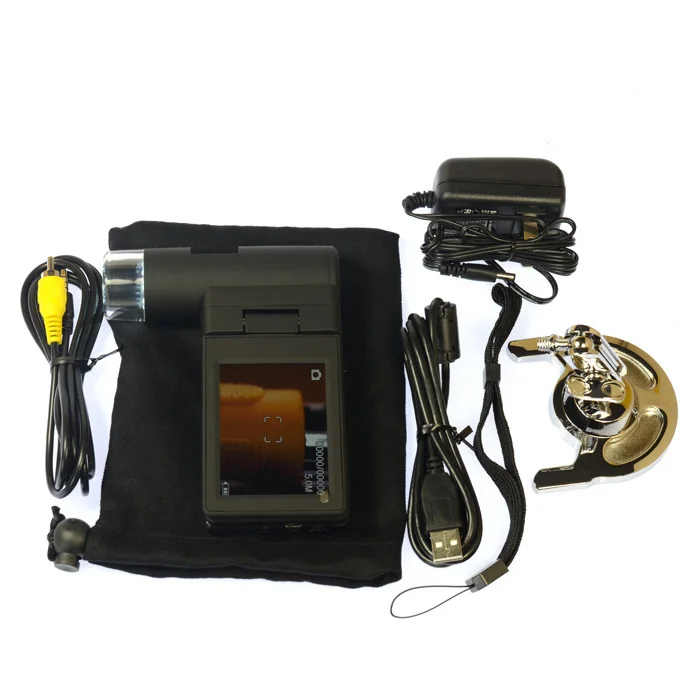  Portable Electron Microscope USB High Definition Digital 500X Industrial Magnifier Photo Video Meas