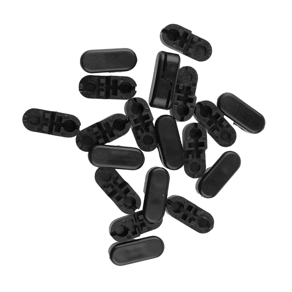 20pcs 20x8x5mm Plastic Vertical Roller/Roman Blind Chain Connector Joiner Clips