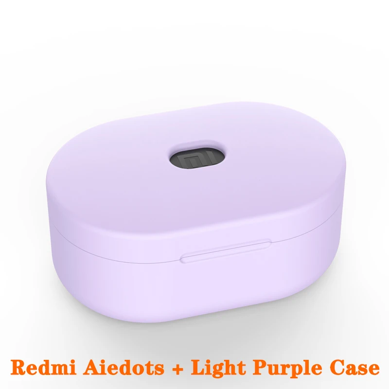 Фиолетовый Оригинальные Xiaomi Redmi Airdots Bluetooth наушники 5,0 спортивные стерео беспроводные Bluetooth наушники Водонепроницаемая глобальная версия - Цвет: Фиолетовый