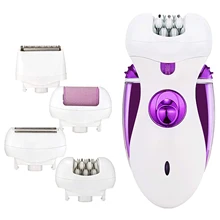 Epilator for Women Electric Compact Hair Removal Facial Razor Lady's Shaver Rechargeable 4 in 1 Cordless Body Legs Hair Trimmer