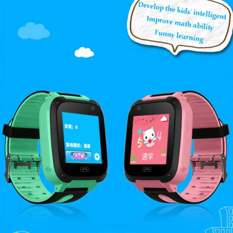  New Children's Gps Tracker Watch Location Waterproof Smartwatch Touchscreen Ios Android Children Mu