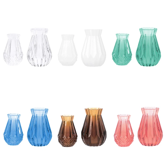 1:12 mini model doll house translucent and beautiful vase 2