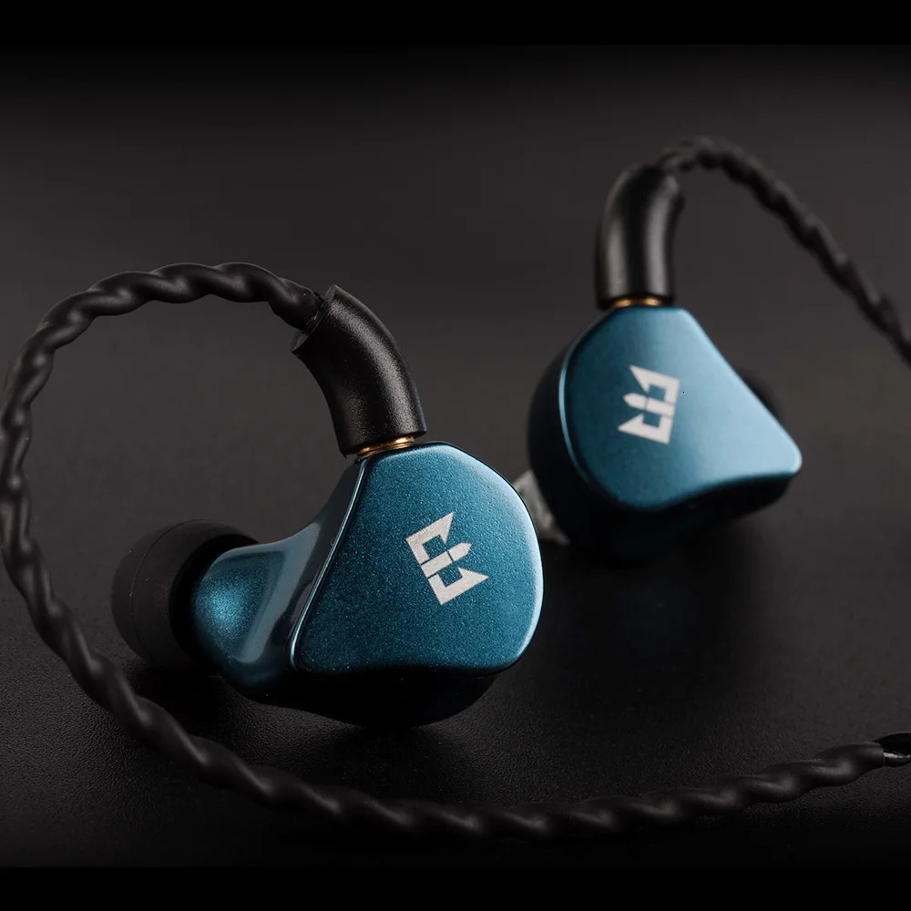 TRI I4 вкладыши наушники гарнитура DJ монитор Hi-Fi игровой наушник 1BA+ 1DD Гибридный блок интерфейсом MMCX отсоединяется