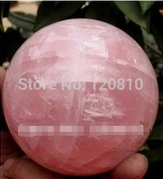 

+++---331+++NATURAL ROSE QUARTZ CRYSTAL SPHERE Healing 70mm