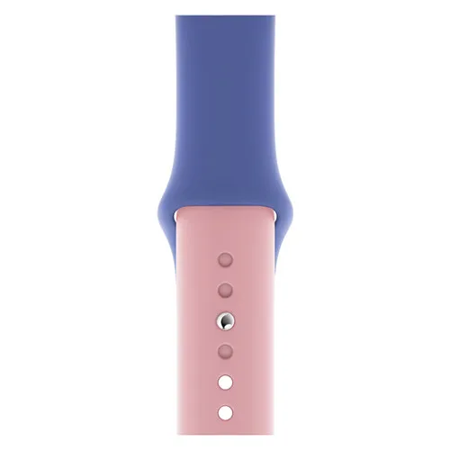 Blue light pink Старый клиент ремешок для спортивных часов для Apple Watch band 42 мм 38 мм iwatch band 44 мм/40 мм correa pulseira наручный браслет ремень - Цвет ремешка: Blue light pink