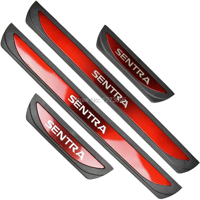 Защитная накладка для Nissan Sentra 2012 2018 2019 2020|door sill guard|stainless steel scuff platescuff plate |